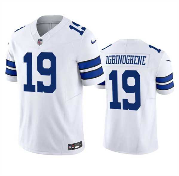 Men & Women & Youth Dallas Cowboys #19 Noah Igbinoghene White 2023 F.U.S.E. Vapor Limited Jersey->detroit lions->NFL Jersey